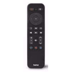 Hama 00221050, TV, IR Wireless, Appuyez sur les boutons, Rechargeable, Noir