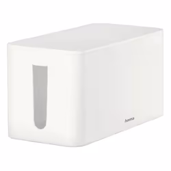 Hama Mini, Boîtier de câbles, Desk/Floor, Plastique, Blanc