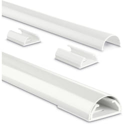 Hama - Passe-câbles (l x l x h) 1100 x 33 x 18 mm 1 pc(s) blanc