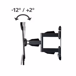 Hama 00220836 support pour téléviseur 75" Noir
