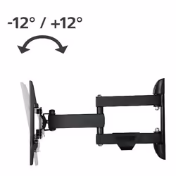 Hama 00220840 support pour téléviseur 121,9 cm (48") Noir