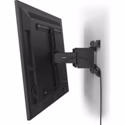 Hama Ultraslim, 2,29 m (90"), 200 x 200 mm, 600 x 400 mm, 2°, Aluminium, Métal, Noir