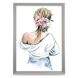 Hama Lilly Cadre pour une seule photo Argent