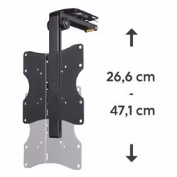 Hama 00220876 support pour téléviseur 116,8 cm (46") Noir