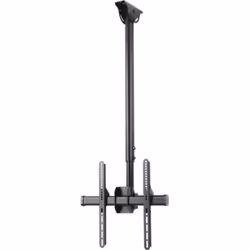 Hama 00220878, 165,1 cm (65"), 200 x 200 mm, 400 x 400 mm, 0 - -25°, Acier, Noir