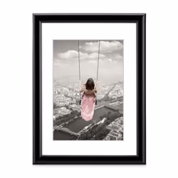 Cadre photo - HAMA - Swing - Plastique - Noir - 50 x 70 cm