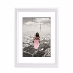 Hama Swing, Cadre pour une seule photo, Polystyrène, Blanc, Table, Mur, 40 x 50 cm, Rectangulaire