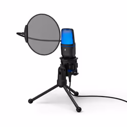 uRage Stream 410 HD, Microphone de table, -30 dB, 50 - 16000 Hz, 2200 Ohm, Omnidirectionnel, Avec fil