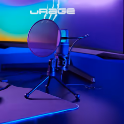 uRage Stream 410 HD Noir Microphone de table