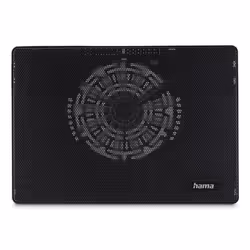 Hama Slim, 39,6 cm (15.6"), 1 pièce(s), 23 dB, Noir, Plastique, Rouge