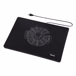 Hama Slim système de refroidissement pour ordinateurs portables 39,6 cm (15.6") Noir