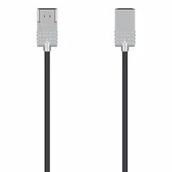 Hama Ultra-Slim, 2 m, HDMI Type A (Standard), HDMI Type A (Standard), Compatibilité 3D, 18 Gbit/s, Noir, Argent
