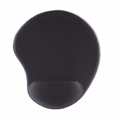 Hama 00126855, Noir, Monochromatique, Mémoire de forme, Polyuréthane, Butadiène-styrène (SBR), Repose-poignets