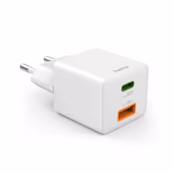 Hama 00201992 chargeur d'appareils mobiles Smartphone Blanc Secteur Charge rapide Intérieure, Extérieure