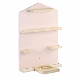 Hama 00132438, Tablette flottante, Mural, Bois, Rose, Bois, Chambre d'enfant, 7 étagères