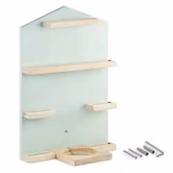 Hama 00132439 étagères Tablette flottante Mural Bois Couleur menthe, Bois
