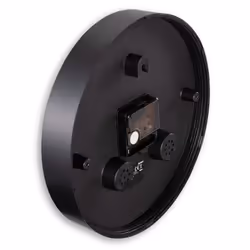 Hama Elba Horloge à quartz Rond Noir, Blanc