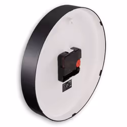 Hama Salina Horloge à quartz Rond Noir, Blanc