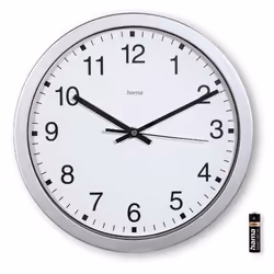 Hama Mallorca Horloge à quartz Rond Argent, Blanc - Vue supplémentaire 4