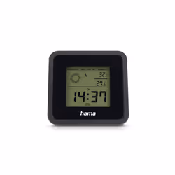 Hama Borneo, Noir, Hygromètre d'intérieur, Thermomètre d'intérieur, hygromètre, F, °C