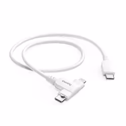 Hama 00201722 câble USB 1,5 m USB 2.0 USB C USB C/Lightning Blanc