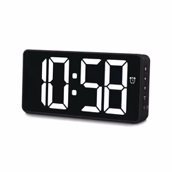 Hama Bali, Table, Horloge numérique, Rectangle, Noir, -10 - 50 °C, Plastique