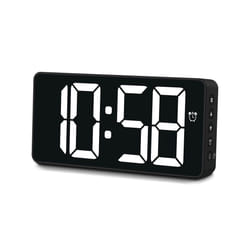 Hama Bali Horloge numérique Rectangle Noir
