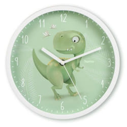 Hama Cebu Horloge à quartz Rond Vert, Blanc