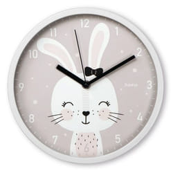 Hama Maui Horloge à quartz Rond Gris, Blanc