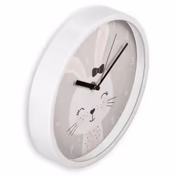 Hama Maui Horloge à quartz Rond Gris, Blanc