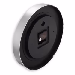 Hama Sicily Horloge à quartz Cercle Noir, Argent