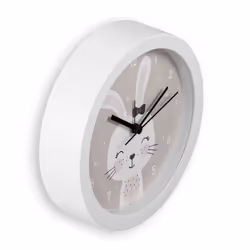 Hama Maui Horloge analogique Rond Gris, Blanc