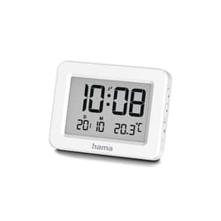 Hama 00222205 réveille-matin Réveil numérique Blanc