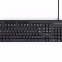 Hama CKM-200 clavier Souris incluse maison/bureau USB QWERTZ Allemand Noir - Vue supplémentaire 6
