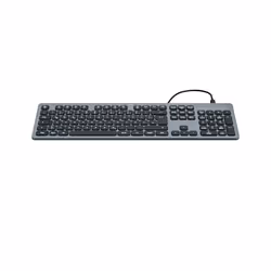 Hama CK-400 clavier maison/bureau USB QWERTZ Allemand Noir, Gris foncé - Vue supplémentaire 2