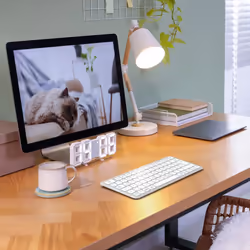 Hama WK-500 clavier maison/bureau RF sans fil + Bluetooth QWERTZ Allemand Gris, Blanc - Vue supplémentaire 8