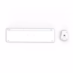 Hama WKM-550 clavier Souris incluse maison/bureau RF sans fil + Bluetooth QWERTZ Allemand Gris, Blanc - Vue supplémentaire 5