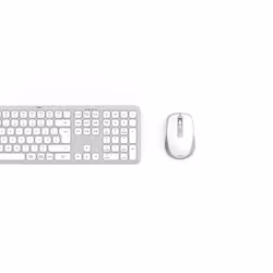 Hama WKM-550 clavier Souris incluse maison/bureau RF sans fil + Bluetooth QWERTZ Allemand Gris, Blanc - Vue supplémentaire 6