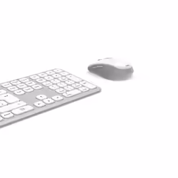 Hama WKM-550 clavier Souris incluse maison/bureau RF sans fil + Bluetooth QWERTZ Allemand Gris, Blanc - Vue supplémentaire 7