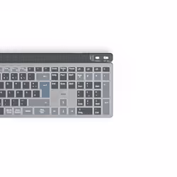 Hama WK-750 clavier maison/bureau Bluetooth QWERTZ Allemand Anthracite, Noir, Bleu - Vue supplémentaire 2