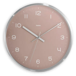 Hama Fiji Horloge radio-pilotée Cercle Rose, Argent