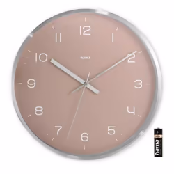 Hama Fiji Horloge radio-pilotée Cercle Rose, Argent - Vue supplémentaire 4