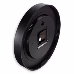 Hama Santorini Horloge à quartz Rond Noir, Blanc