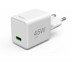 Hama 00201983 chargeur d'appareils mobiles Casque, Ordinateur portable, Chargeur électrique, Smartphone, Tablette Blanc Secteur Charge rapide Intérieure