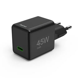Hama 00201987 chargeur d'appareils mobiles Ordinateur portable, Smartphone, Tablette Noir Secteur Charge rapide Intérieure
