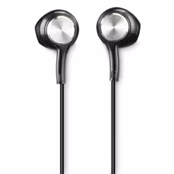 Hama Ocean II, Avec fil, Appels/Musique, 20 - 20000 Hz, 14,3 g, Casque, Noir, Argent