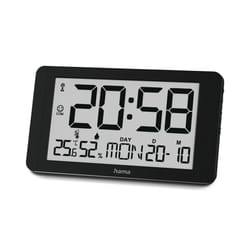 Hama 00222215 Horloge murale et de table Horloge numérique Rectangle Noir