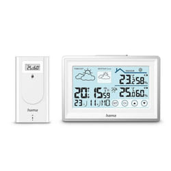 Hama 00222228 station météo numérique Blanc Batterie