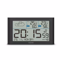 Hama 00222216 station météo numérique Noir Batterie - Vue supplémentaire 3