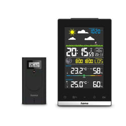 Hama 00222239 station météo numérique Noir Batterie